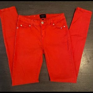 Celebrity Pink- Red Colored Jeans Size 1/25